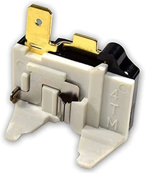 3 Pin PTC Starter Relay And Overload Kit For Refrigerator Compressors 4.7 Ohm 110V Half To One Twelfth HP Easy Install Compatible Only With QP-02-4.7 Relay, showing the front connectors