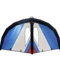 Front view of Inflatable Surf Wing For Windsurf And Kitesurfing With Dual Airbags and Window Inflator, lightweight nylon wing