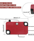 V-152-1C25 Micro Limit Switch 1NO 1NC Waterproof 15A 125-250VAC with dimensions and contact details shown