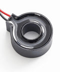 Bad Boy 7kW Level 2 EV Charging Pile With Ten Millimeter Inner Hole AC Pigtail Connector showing glossy black plastic 10mm connector.