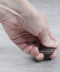 Oil Rubbed Bronze Square Cabinet Knob 1-1/4 Inch Diameter With Highlights, 100 Pack, Traditional Style Hardware shown in hand