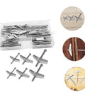 Heavy Duty Toggle Bolt Kit With Steel Drywall Anchors And Wing Nuts, Snap Toggle Bolts For Hollow Walls, Wall Hanging And Fast Installations, DIY Ready Decor Mounts For Cabinets, Shelves And Picture Frames, assorted sizes in case