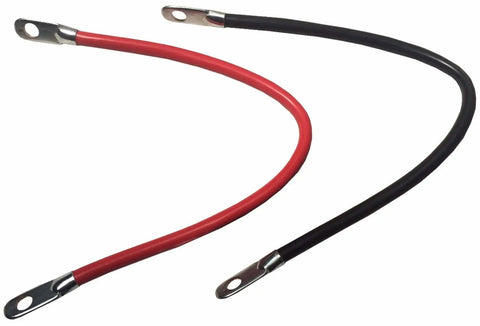 Premium Heavy Duty 4 Awg Battery Cables With Red And Black Switch To Starter Lugs Rock Solid 16 Inch Pair