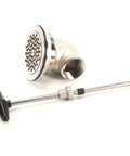 Genuine Oem Rear Outlet Drain Ball Valve For Commercial Dishwashers Heavy Duty Stainless Steel Replacement Parts 26985 with T-handle.