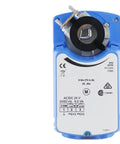 Commercial Grade Motorized Damper Actuator Straight Up designed with AC/DC 24V wiring for HVAC control and airflow regulation.