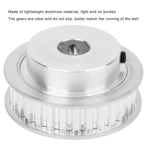 XL Type 30 Teeth Aluminum Synchronous Wheel Belt Pulley with 5 mm Bore for Precision Machining