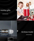 1 To 18 Scale Turbofan Engine Model Kit With Functional Jet Engine And 3D Printed Components Plus LED Light For Ultra Realistic Aircraft Simulation And STEM Education 50 Piece Set on display