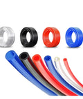 Slick Pu Pneumatic Air Hose Tube, 10 By 6.5 Mm, 10 Meters Long, Red 10 Pack For Air Compressors, assorted colored tubing display