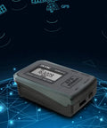 High Precision GNSS GPS Speed Meter for RC Drones and FPV Quads, compact design with digital display, tracks top speed