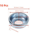 10 Pack Front And Rear Wheel Bearing Hub Cups For Straight Pull Universal Mountain Road Bike 26mm Inner 29.2mm Outer 11.8mm Height