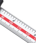 Close-up of Vernier Caliper With Depth Gauge For DIY Pros 0-6 In 0-8 In 0-12 In Ranges and 150 Mm 200 Mm 300 Mm Measurements scale