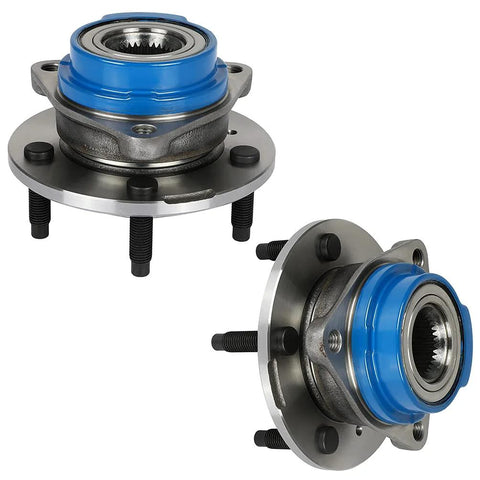 2X Front Wheel Hub And Bearing Assembly Set For GM Cars Including Chevy Impala Monte Carlo Buick Regal Pontiac Grand Prix Buick Rendezvous Drop In Ready Non ABS 5 Lug Front Replacement