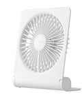 Compact USB Rechargeable Desk Fan With 4500mAh Battery Folding Design For Easy Packing 4 Speed Quiet Wind 160 Degree Tilt