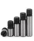 Heavy Duty Industrial Grade M4 To M20 Slotted Headless Set Screws And External Thread Dowel Pins displayed in various sizes