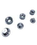 3 Piece Dimple Die Set For Metal Fabrication Includes 1/2 Inch, 3/4 Inch, And 1 Inch Dies CNC Machined From Premium Cr Steel