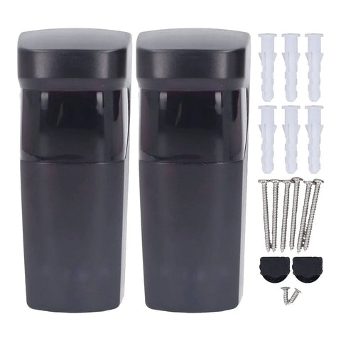 Driveway Alarm System Kit With Durable ABS Shell, Wall Mounted Photoelectric Beam Sensor And Motion Sensing Gate Sensor