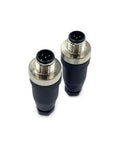 M12 5 Pin A Code Male Connector IP67 Waterproof Rugged Unshielded Straight Type Sensor Connector for PG7 Cable Field Adapter