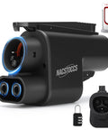 Plug And Play Electric Vehicle Charging Adapter For Tesla Supercharger To Ccs1 Connector, close-up showing high-current DC fast charge cable.