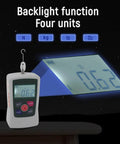 All In One Push And Pull Tester 5 N To 50 N Range Built In Sensor With Digital Display Includes Screws Nuts And Storage Boxes Pro Grade Tool For Accurate Force Measurement In Material Mechanics Testing with backlight, four units, digital display