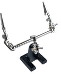 Dual Alligator Clip Soldering Aid With Weighted Base For Stable Hands Free Soldering Adjustable Angles And Position tool