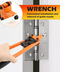Heavy Duty One Hand Rivet Gun Kit With Fifty Rivets For Slick Auto Repairs And Furniture Builds Easy Grip Alloy Manual Riveter in use.