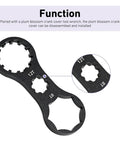 2 Pack Beefy Fork Cap Wrenches For Bikes Heavy Duty 6061 T6 Aluminum Alloy Build For Easy Fork Cap Removal And Installation