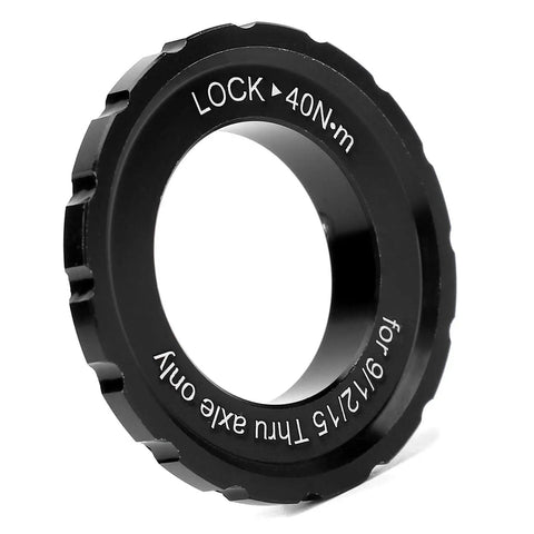 Centerlock Rotor Lockring For Road And Mountain Bikes Disc Brake Hub Lock Ring Cover Fits 9mm 12mm 15mm Systems Built Tough Black Metal