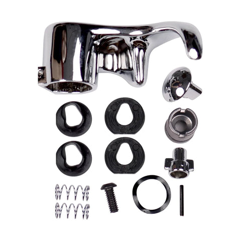 Locking Chrome Vent Window Handle Kit Left Side For GM Chevrolet Blazer Jimmy Suburban Trucks 1973 1994 with components