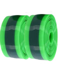 Flat Proof Bike Tire Liner Shield For Road And Mountain Rides Puncture Proof TPU Liner 34x1.0x2300mm, Green and Black Roll