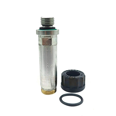 Solenoid Valve Spool Repair Kit For Komatsu E308C Excavator And WA320 Wheel Loader Hydraulic Systems Aftermarket Replacement Component Pro Grade For Heavy Duty Maintenance And Smooth Valve Control. Metal spool with cap and washer.