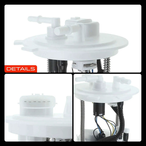 Reliable Electric Fuel Pump Module Assembly Direct Drop In Replacement For Nissan Pathfinder And Infiniti QX60 top view with connectors