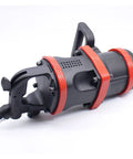 High Output 3600Nm Heavy Duty Air Impact Wrench 1 Inch Drive Pneumatic Punch Tool Garage Workhorse For Cars Trucks And Bikes That Knocks Badass Bolts Loose Fast, side view showing red ring details.