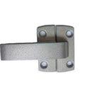 Silver zinc alloy folding cabinet hinge replacement hardware for kitchen and home use high performance corner cabinet hinge for cabinets shoe racks bookcases and wardrobes easy install no drill holes durable versatile game changing cabinet upgrade