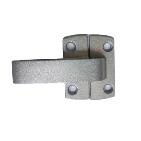 Silver zinc alloy folding cabinet hinge replacement hardware for kitchen and home use high performance corner cabinet hinge for cabinets shoe racks bookcases and wardrobes easy install no drill holes durable versatile game changing cabinet upgrade
