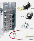 Dryer Heating Element Kit For Your Dryers With Kenmore Series 70 80 500 And Amana Models NED4655EW NED4600YQ Replacement Parts Bundle