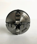 Heavy Duty 63Mm K02-63 Four Jaw Scroll Chuck For Mini Wood Lathe With Hardened Steel Jaws and M14 Mount Thread Precision Manual Clamping Tool, showing jaws.