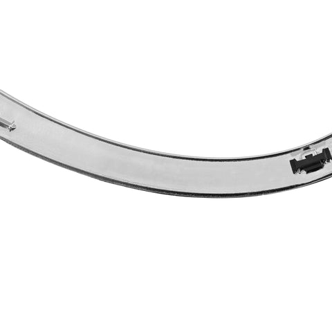 Headlight Bezel Replacement for 2014 to 2024 Mini Cooper S F55 F56 F57 Hatchback Right Side Silvery ABS Plastic Trim