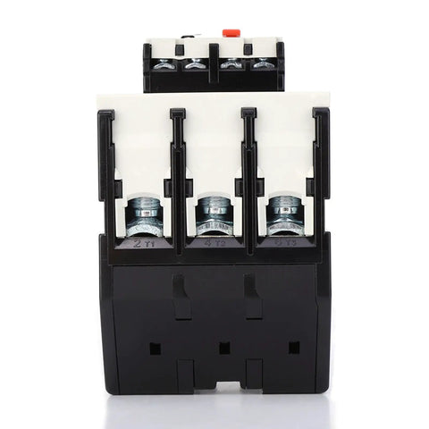 Front view of Thermal Overload Relay 30 93A 690V For Motor Protection With 1NO1NC Auxiliary Contacts AC 50 60Hz Plug And Play Installation