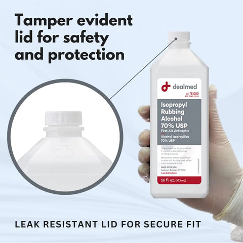 Straight Up Legit Isopropyl Rubbing Alcohol 70 Percent Usp Grade First Aid Antiseptic And Heavy Duty Disinfectant Surface Sanitizer 16 Fluid Ounce Bottle with tamper evident lid.