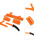 Push Block Stick Set For Woodworking Tools 5 Piece ABS Safety Kit For Table Saw Use Radial Saw Compatible With Ergonomic Grip And Durable Material