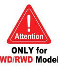 Attention sign for Front Wheel Hub And Bearing Assembly with ABS for 2018 2020 Ford F-150 RWD 2WD, 6 Lug, Heavy Duty No-Nonsense