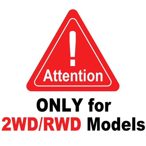Attention sign for Front Wheel Hub And Bearing Assembly with ABS for 2018 2020 Ford F-150 RWD 2WD, 6 Lug, Heavy Duty No-Nonsense