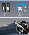Two rechargeable batteries and detailed view of motor for Starter Friendly Beginner Drone With 1080P Camera And Brushless Motors Long Flight Time One Key Takeoff And Landing RC Quadcopter For Boys And Men Gifts Perfect For Birthdays And First Flights.