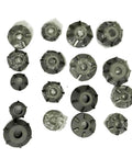 Rock Solid AZAXCQ General Motorcycle Valve Seat Reamer Tool 17-34mm Hard Alloy Wheel Repair Kit, assorted cutters