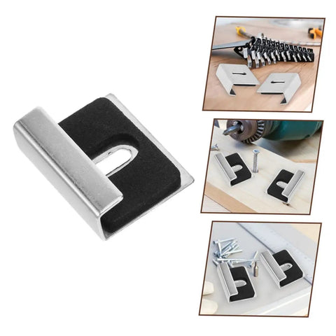 Mirror Clip Hardware Set For Frameless Mirrors And Tile Walls, Metal Wall Bracket Clips, Frameless Mirror Hanging Kit To Level Up Your Home Decor And Greenhouse Setup