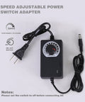 Speed adjustable power switch adapter for food grade electric water transfer pump with speed adjustable 100 to 240V