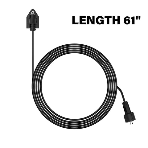 61-inch cord for Photo Eye Light Sensor For Power Pack Transformers, Dusk To Dawn Auto On Off Switch