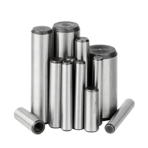 Pro Grade High Strength Quenched Taper Pin With Internal Thread For Quick, Precise Assembly Alignment, 45 Steel Dowels in various sizes.