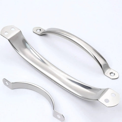 Round Tube Cabinet Handle Heavy Duty Stainless Steel Pull for Furniture Drawers and Doors Easy Mount Hardware Rust Resistant Knob