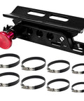 Adjustable Roll Bar Fire Extinguisher Mount Holder for Jeep Wrangler TJ JK JL JKU and UTV Polaris RZR